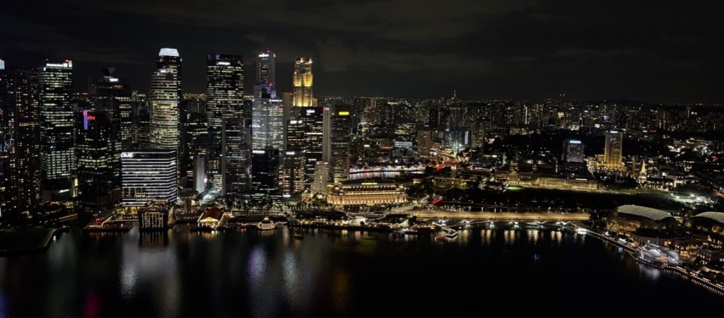 Skyline at the Ce La Vi bar